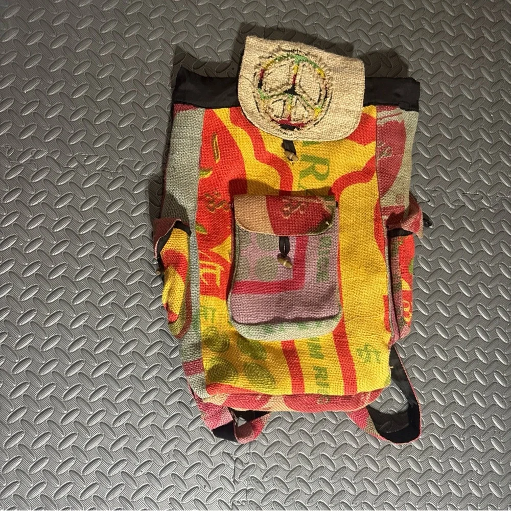 Multicolor Bohemian Backpack - Picture 1 of 15